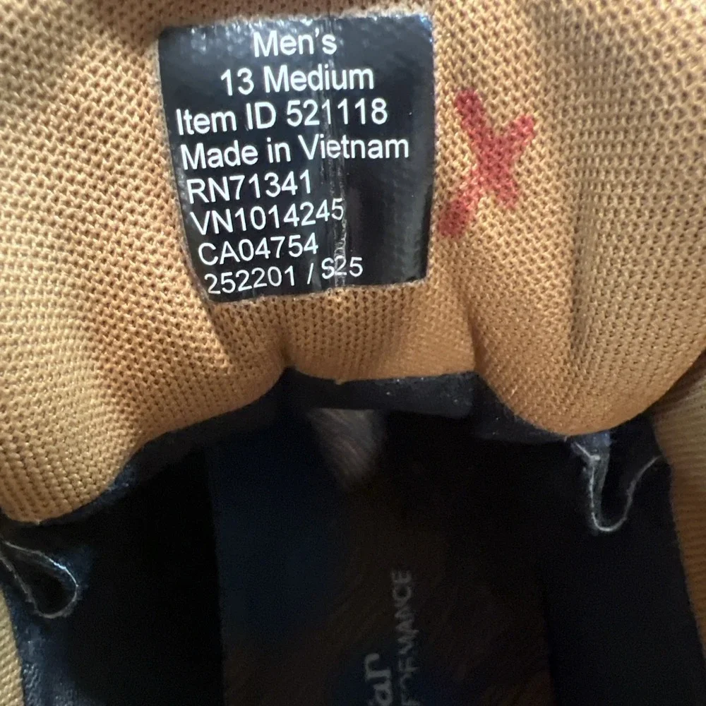 L.L. Bean Access Hiker Mid Men's 13 M Carbon Navy Waterproof Boots 521118 VGC